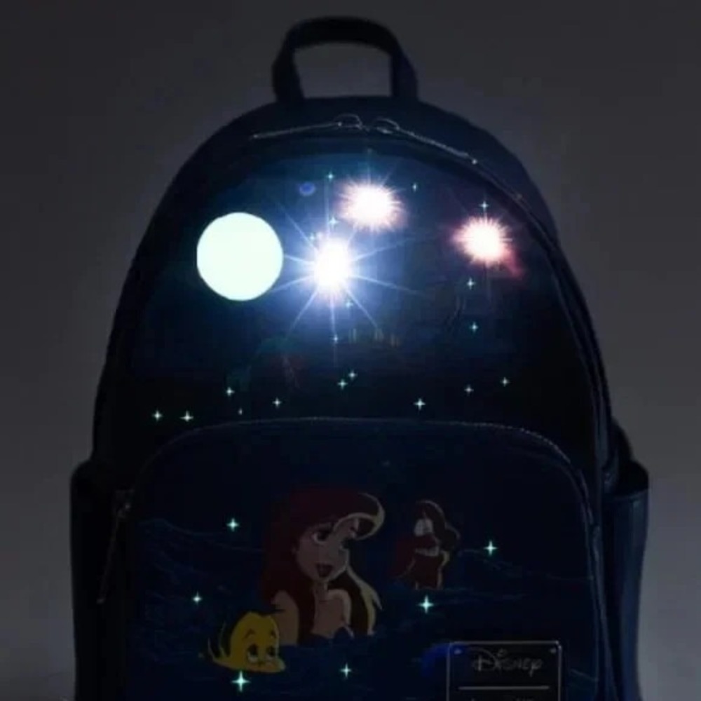 Loungefly Disney The Little Mermaid Ariel Fireworks Mini Backpack - Picture 2 of 5